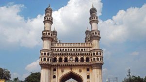 Charminar wears a desert look as people follow lockdown rules during Ramzan