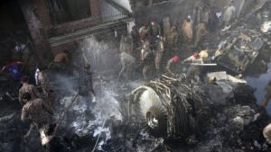 Pakistani airliner carrying 98 people crashes in Karachi, many feared dead