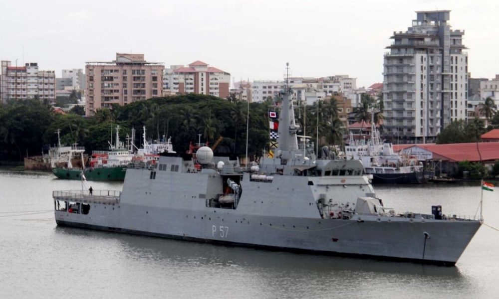 INS Sunayna returns home after 80 days of successful anti-piracy patrol mission