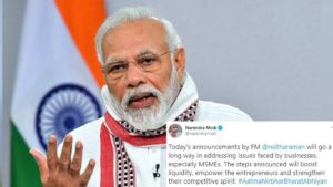 FM’s announcements will boost MSMEs: PM