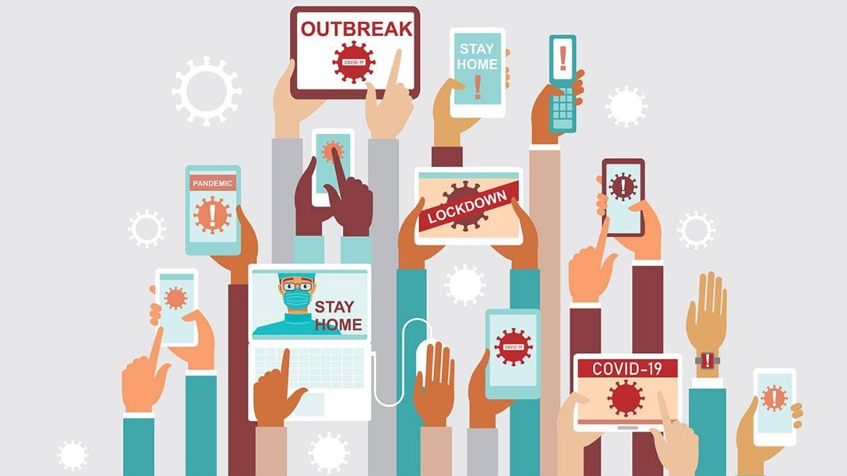 Pandemic, pandemonium and social media platforms