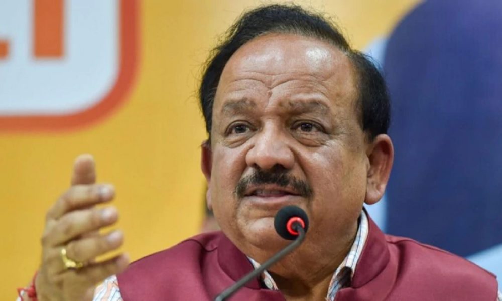 DR HARSH VARDHAN REVIEWS HEALTH FACILITIES AT AIIMS TRAUMA CENTRE