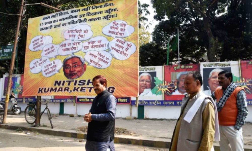 Bihar witnesses poster war ahead of Assembly polls