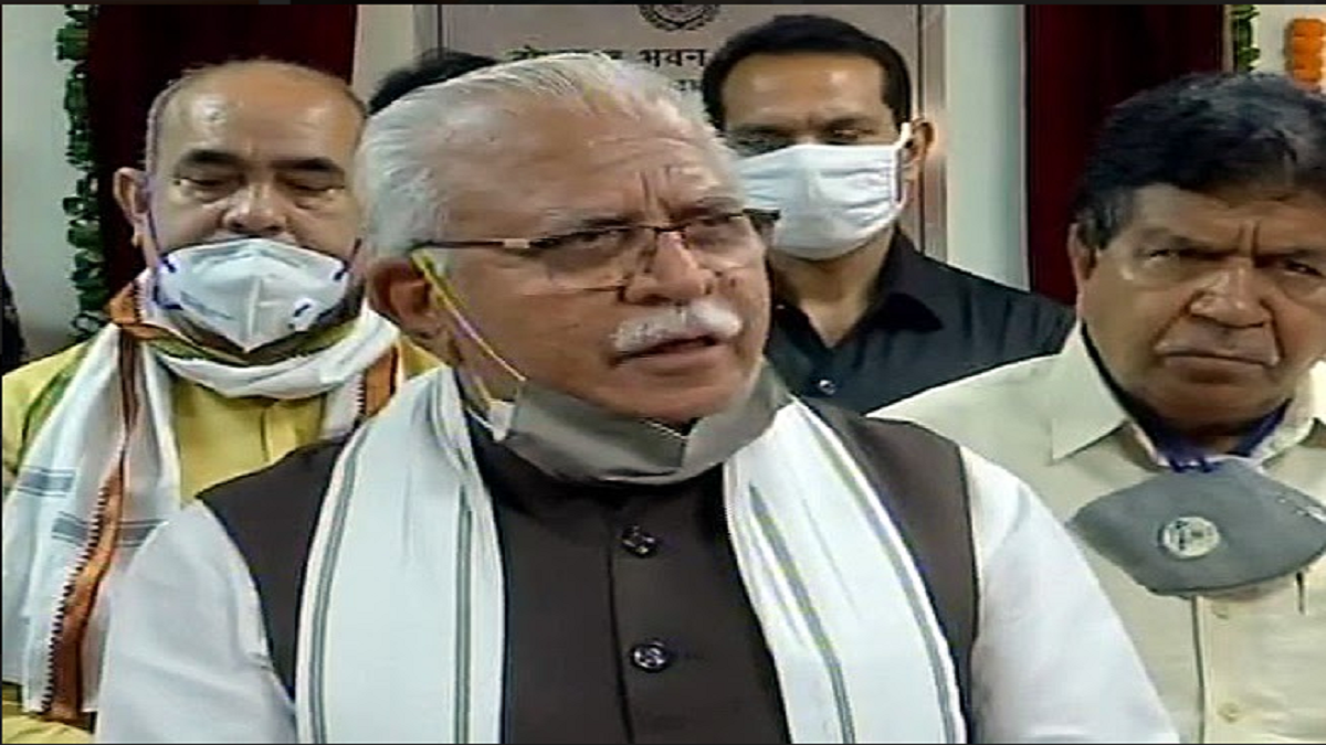 AS CONG, INLD SUPPORT BHARAT BANDH, KHATTAR SLAMS OPPOSITION FOR POLITICISING PROTESTS