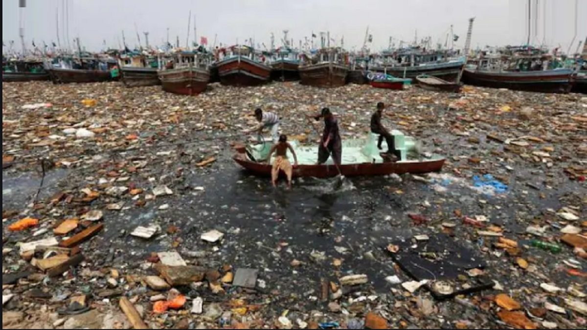DECLINING OCEAN POLLUTION DURING PANDEMIC