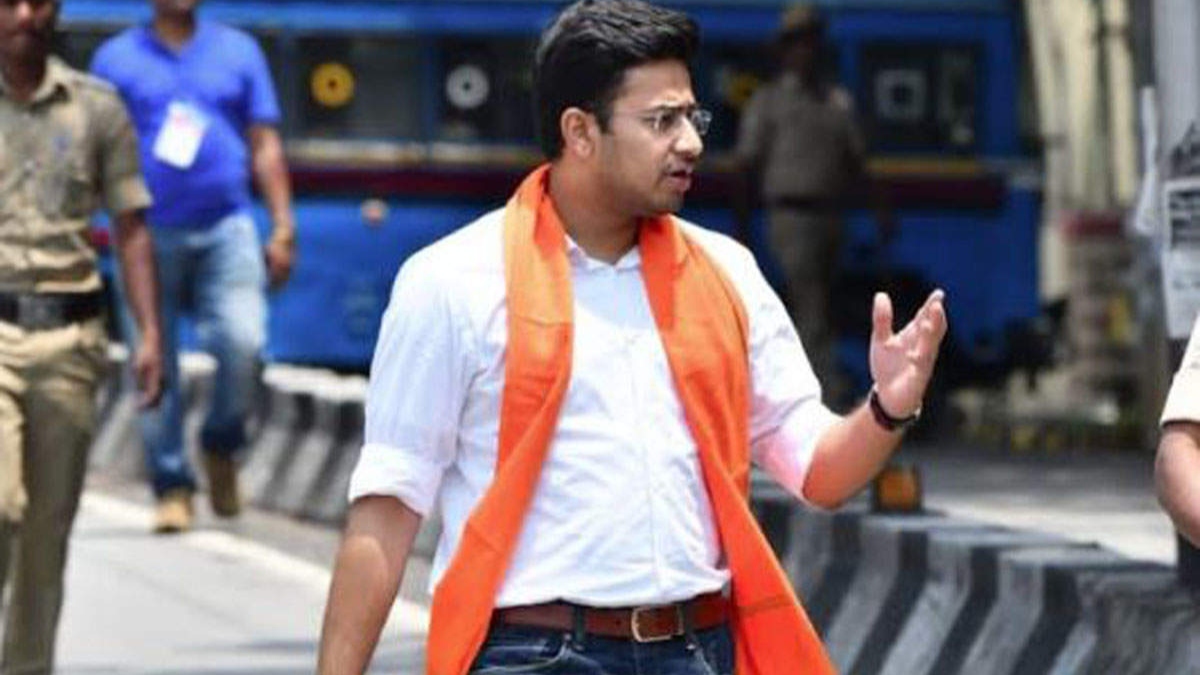 Tejasvi Surya charged with  trespass after university visit