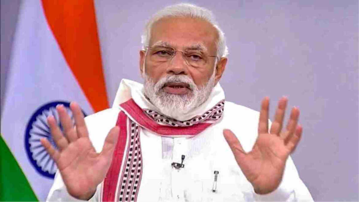 PM MODI TARGETS AATMANIRBHAR BHARAT GROWTH IN ‘V’ SHAPE
