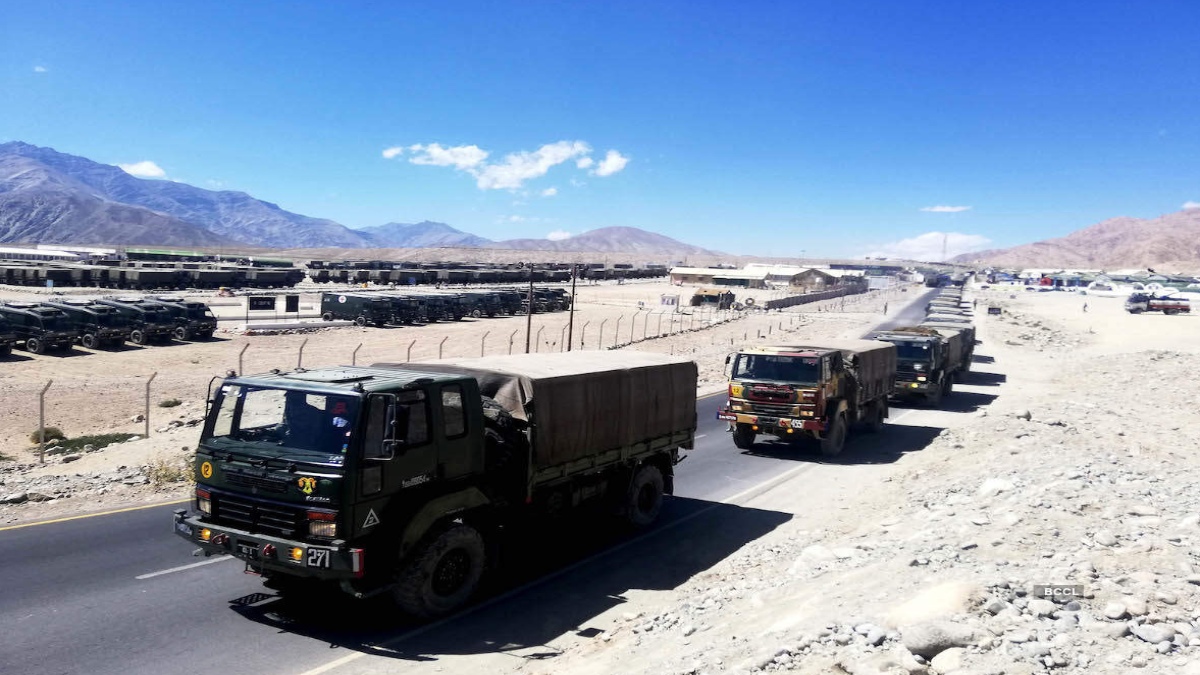 PLA EXERCISING IN ITS DEPTH AREAS OPPOSITE LADAKH, INDIAN FORCES WATCHING CLOSELY