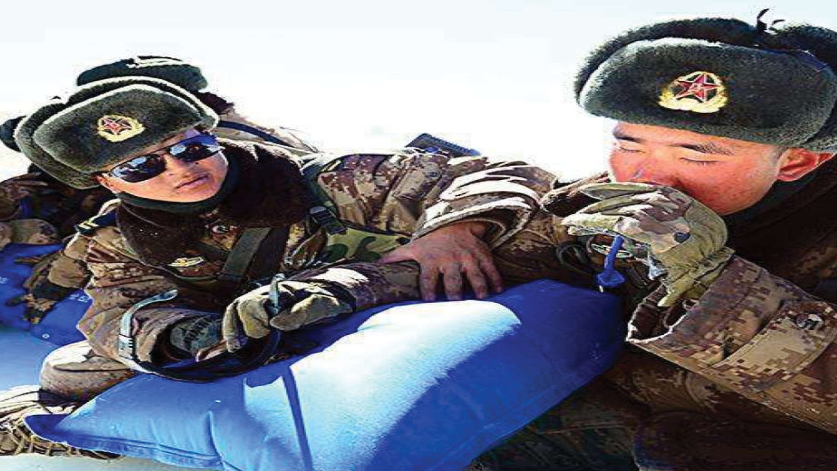 PLA SOLDIERS GASP FOR OXYGEN IN TIBET