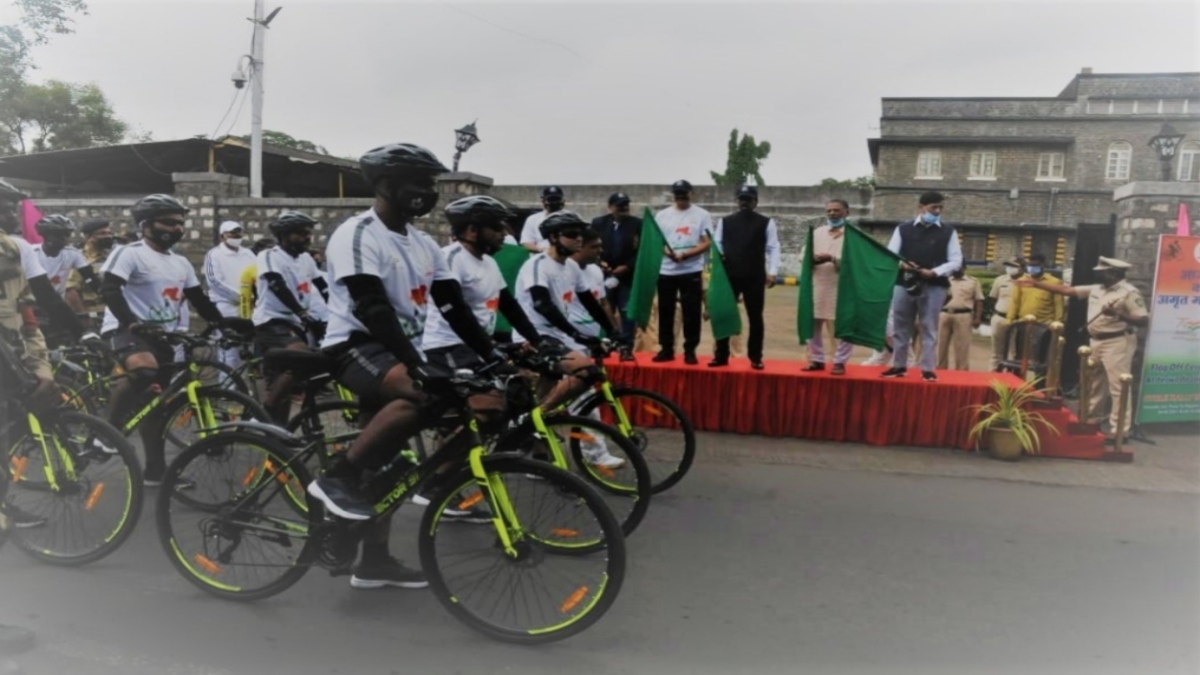 National Sports Day: the Assam government holds a state-level bicycle rally