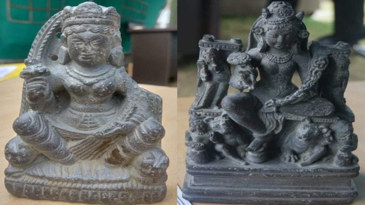 1,300-YEAR-OLD DURGA SCULPTURE RECOVERED IN KASHMIR