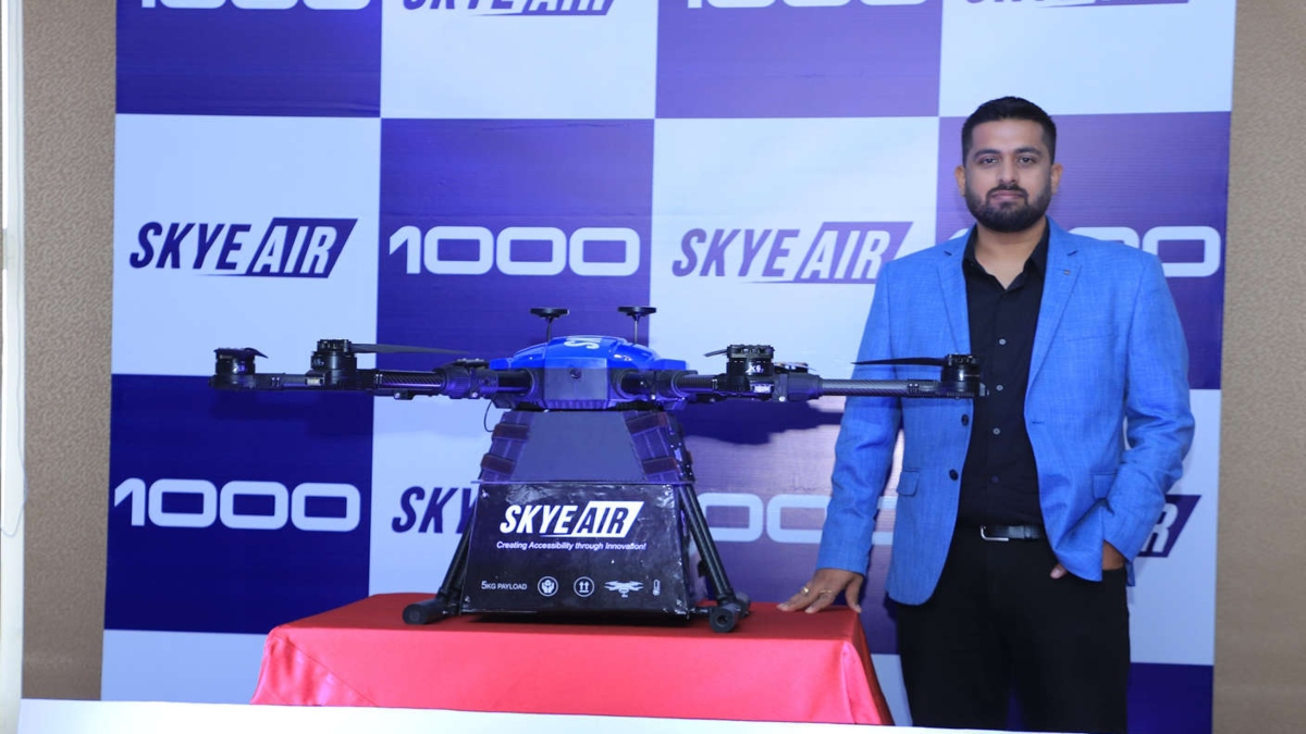 SKYE AIR MOBILITY’S 1,000 DRONE FLIGHTS MAKE INDIA 12TH NATION TO LEAD DRONE DELIVERY