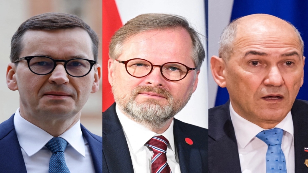 Poland, Slovenia, Czech Republic leaders visit Kyiv