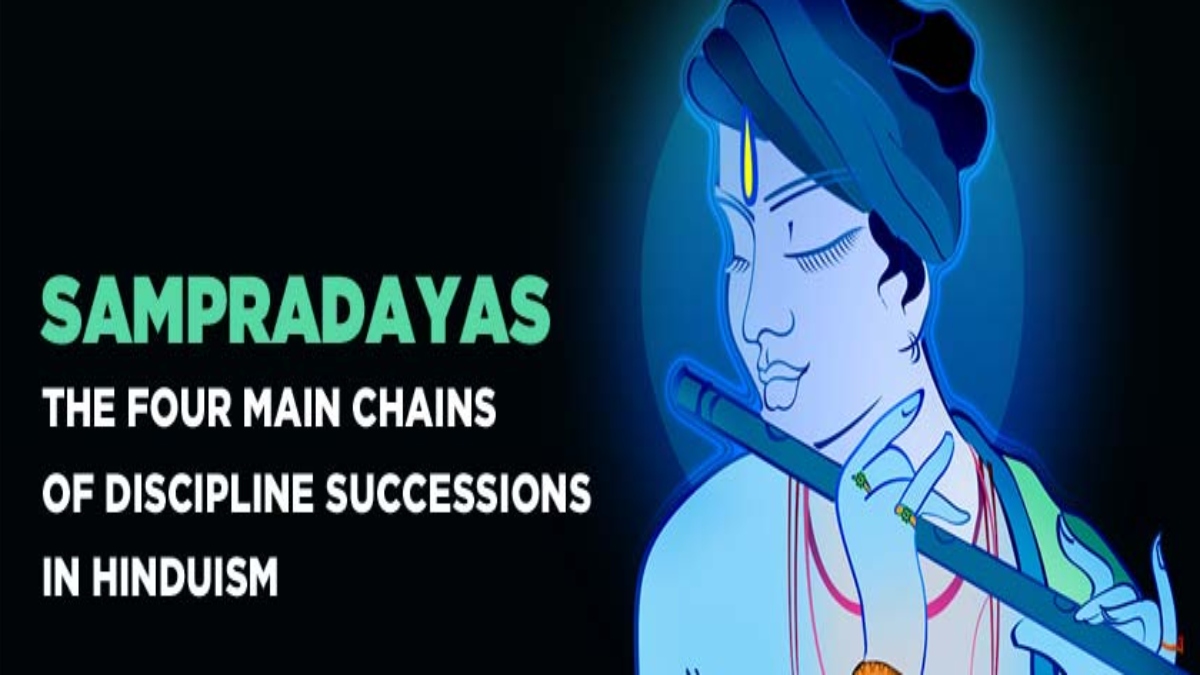 The four Sampradayas: Main chains of disciplic succession