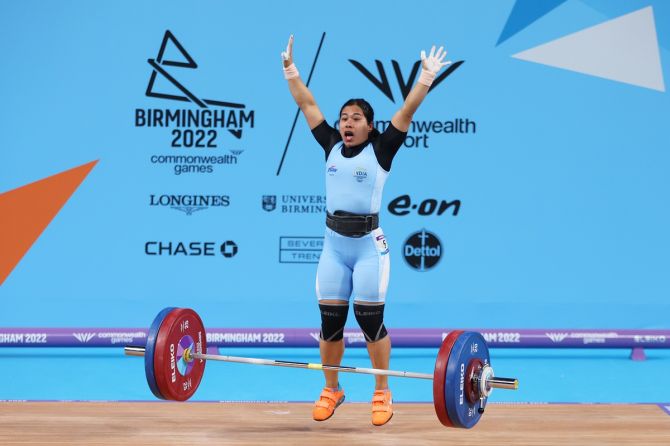 PM Narendra Modi congratulated weightlifter Bindyarani Devi for winning silver media at CWG