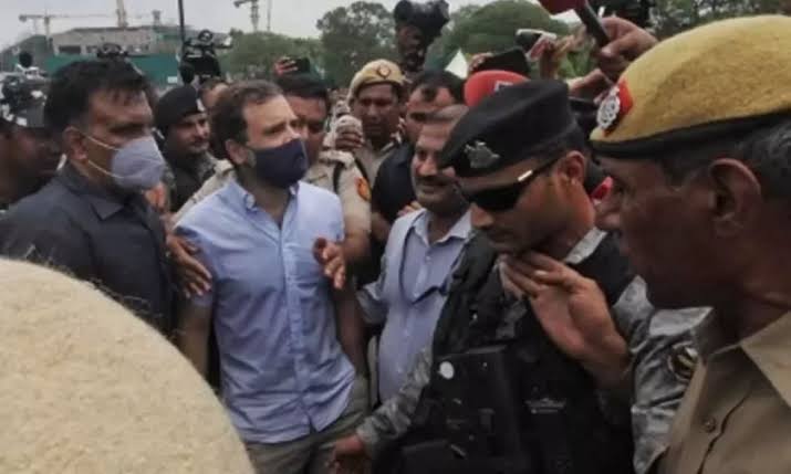Rahul Gandhi detained