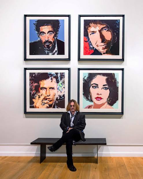 Johnny Depp sells out his debut art collection for USD 3.6 million