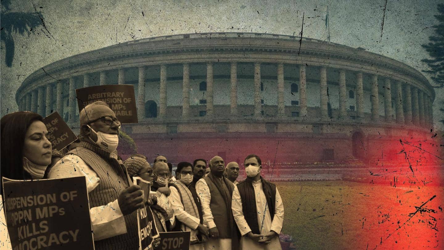 Dharna banned in Parliament
