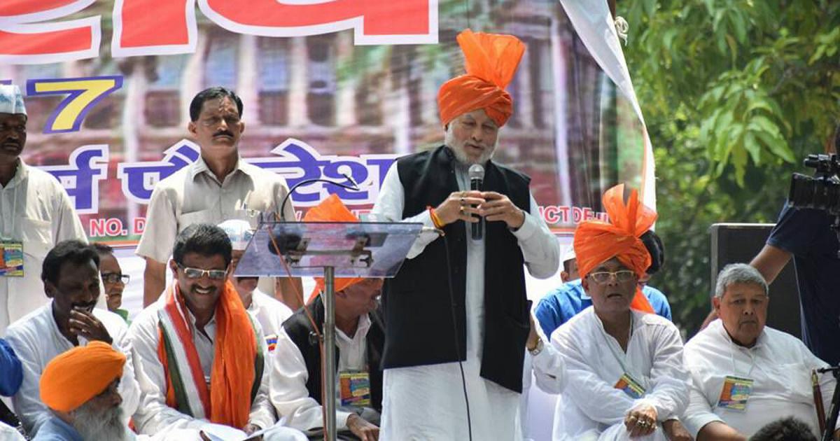 PM Modi’s brother Prahlad Modi stages protest at Jantar Mantar