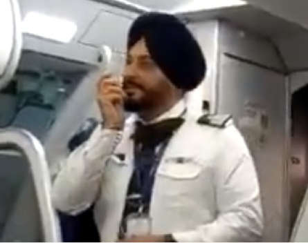 Pilot makes announcement in Punjabi in viral video