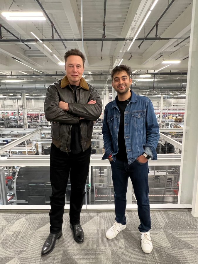 Elon Musk meets longtime Twitter friend from India Pranay Pathole