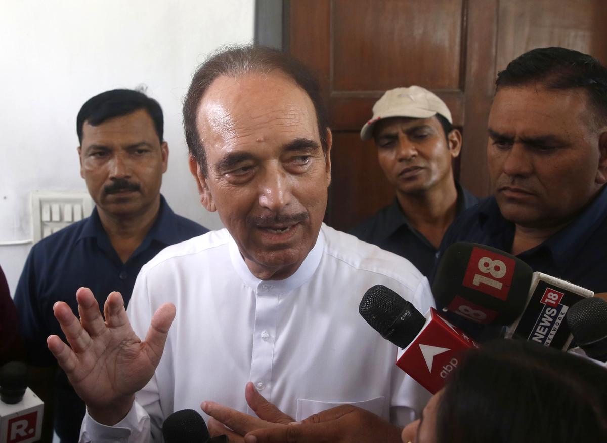 64 J&K leaders resign as Azad set to launch party