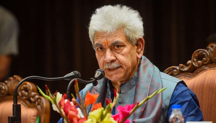 J&K L-G Manoj Sinha hands over appointment letter to Sweety Bhat