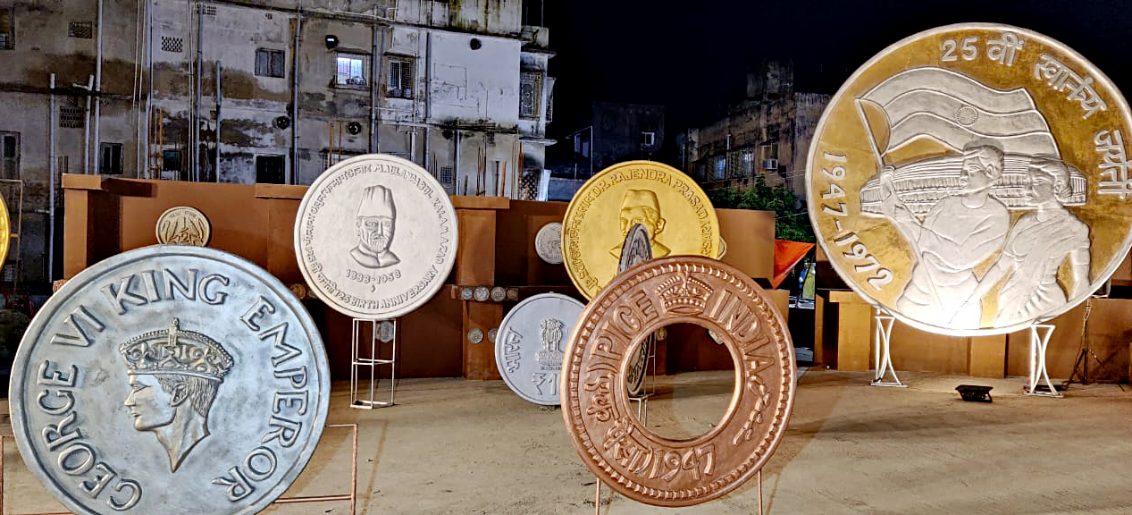 celebratION OF 75 years of Independence with commemorative coins in kolkata