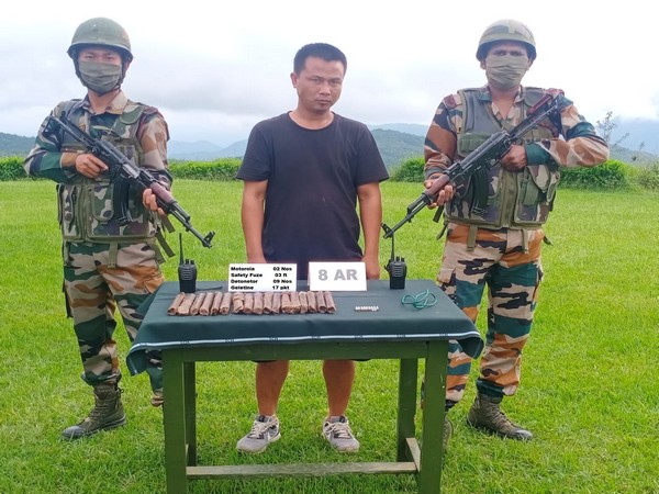 Mizoram: Assam Rifles held 1 person with war-like stores in Champhai district