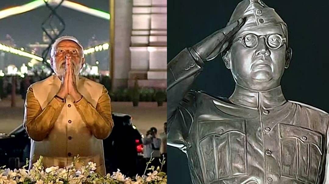 Mamata fumes as PM unveils Netaji statue in Delhi