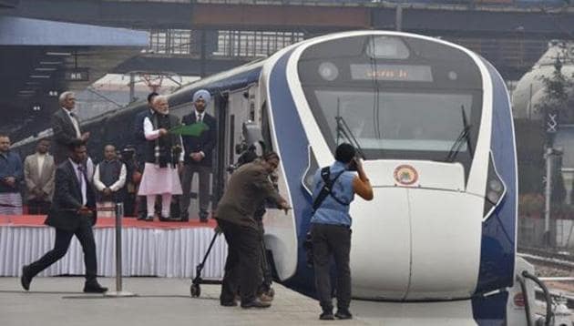 The new Vande Bharat breaks the bullet train record by reaching 100km/h in 52 seconds