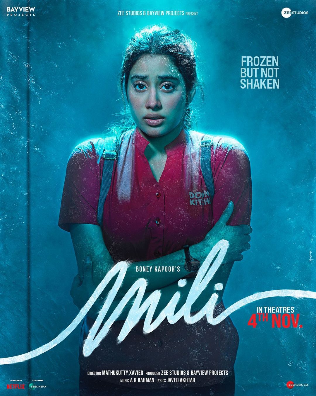 Janhvi Kapoor unveiled first look of her upcoming movie ‘Mili’