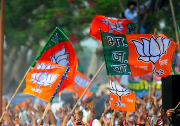 BJP  Bharatiya Janata Party Flag Free Download  The Mayanagari