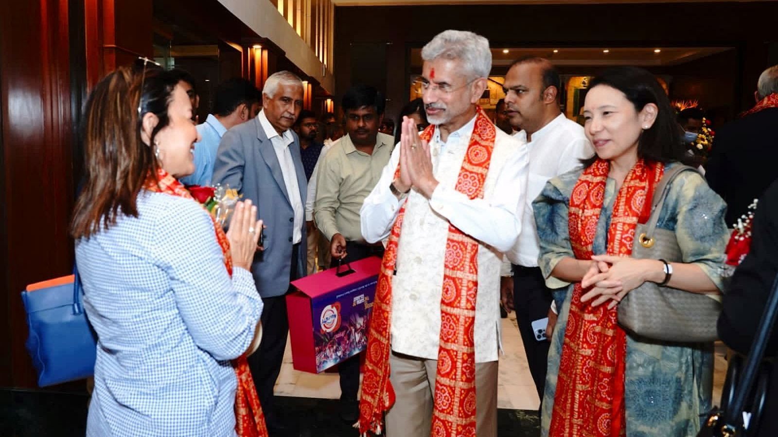 Jaishankar joins envoys for Navratri celebrations in Gujarat