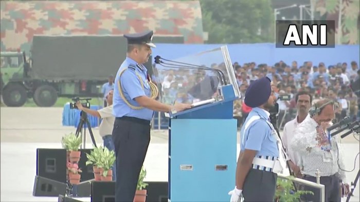 IAF chief’s announcements on Air Force Day include a weapon system branch and women Agniveers beginning next year