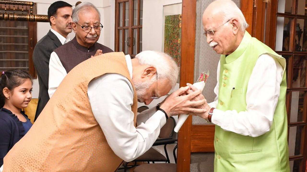 PM Modi, Rajnath Singh visits LK Advani on his birthday