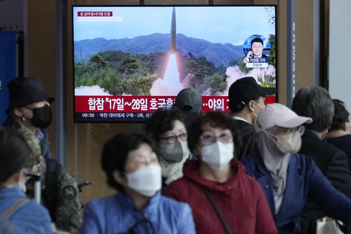 North Korean missile “first-time ever” lands close to South Korean waters: Korean military