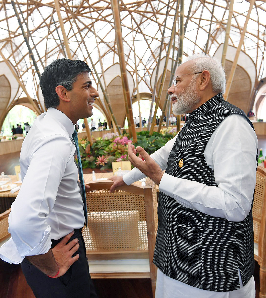 PM Modi meets Rishi Sunak at G20 summit