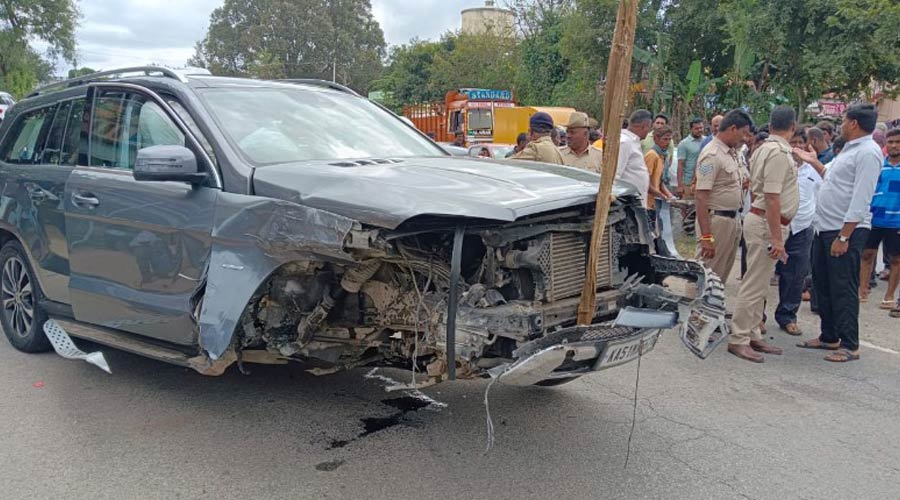 Former Tripura CM Biplab Deb narrowly escapes road accident in Haryana