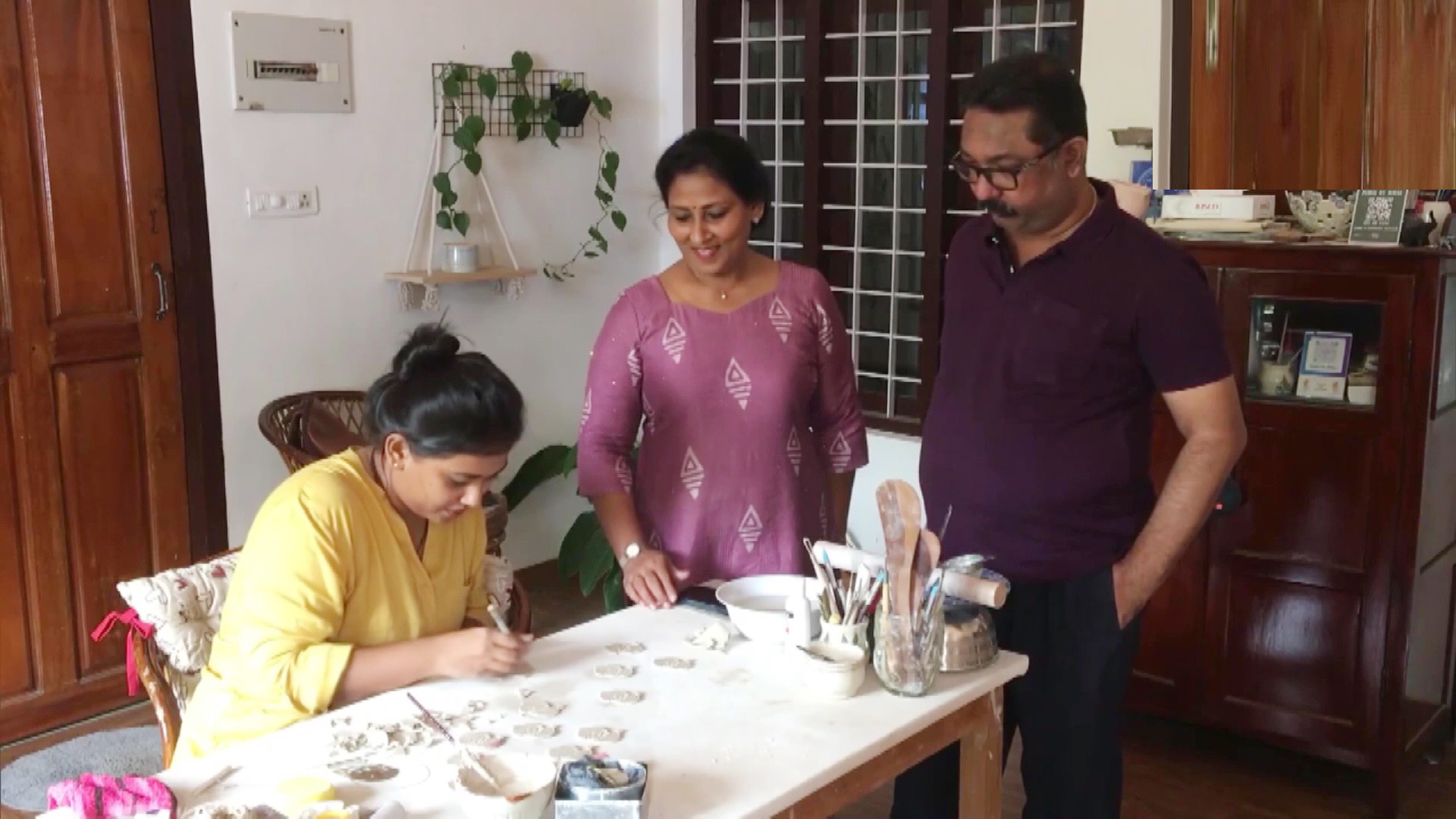 Kerala girl generating employment with her ceramic pot-making studio 