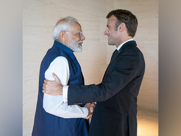 French President and PM Modi
