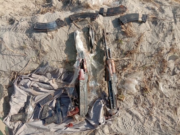 BSF confiscated illegal weapons in border district