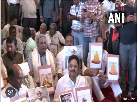 Karnataka Assembly: Protests staged outside after V. D. Sarvakar’s portrait revealed￼