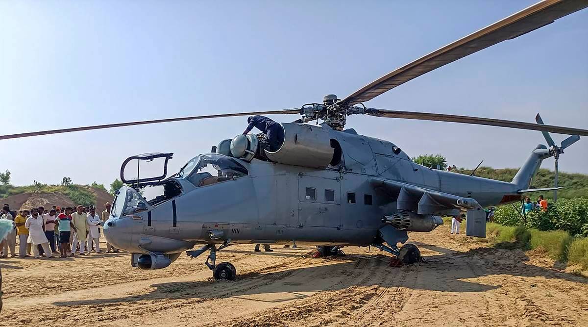 IAF chopper makes emergency landing, pilots safe