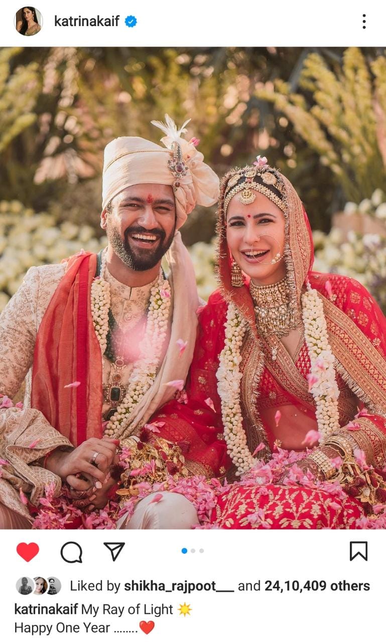 Katrina shares most special wish for Vicky, one year of tying Knot