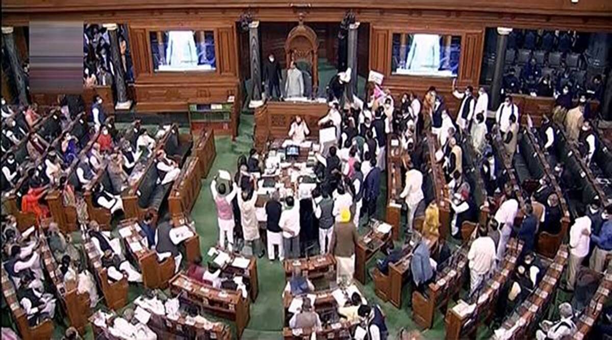 Opposition leaders claim not allowed to raise issues; walks out of Lok Sabha