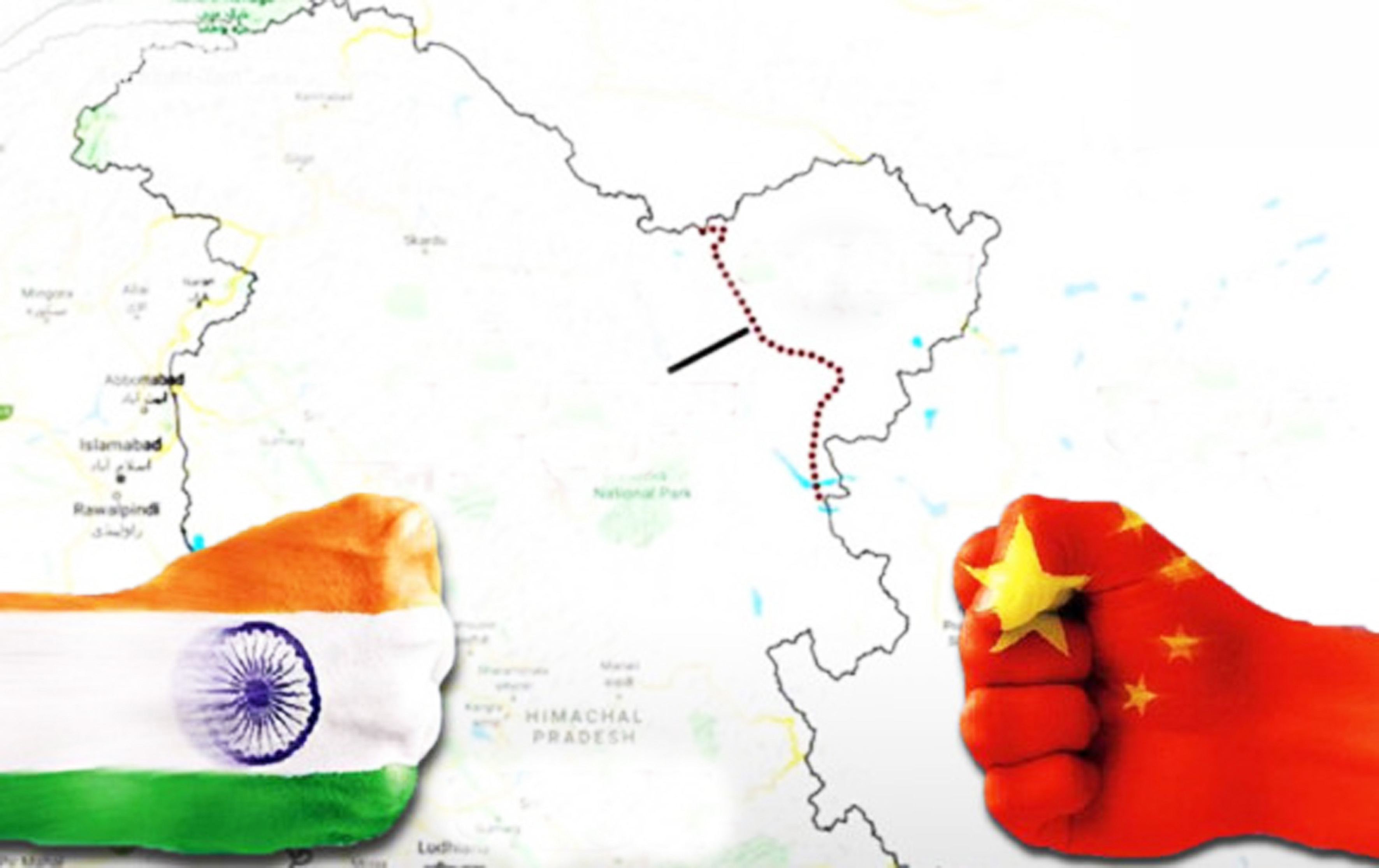 Modi got into the field with a rage over the new map released by China