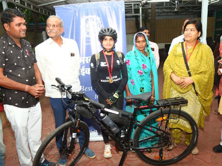 MP Woman pedals across nation for women’s empowerment