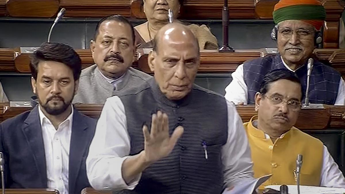 Rajnath Singh addresses parliament on Tawang face off