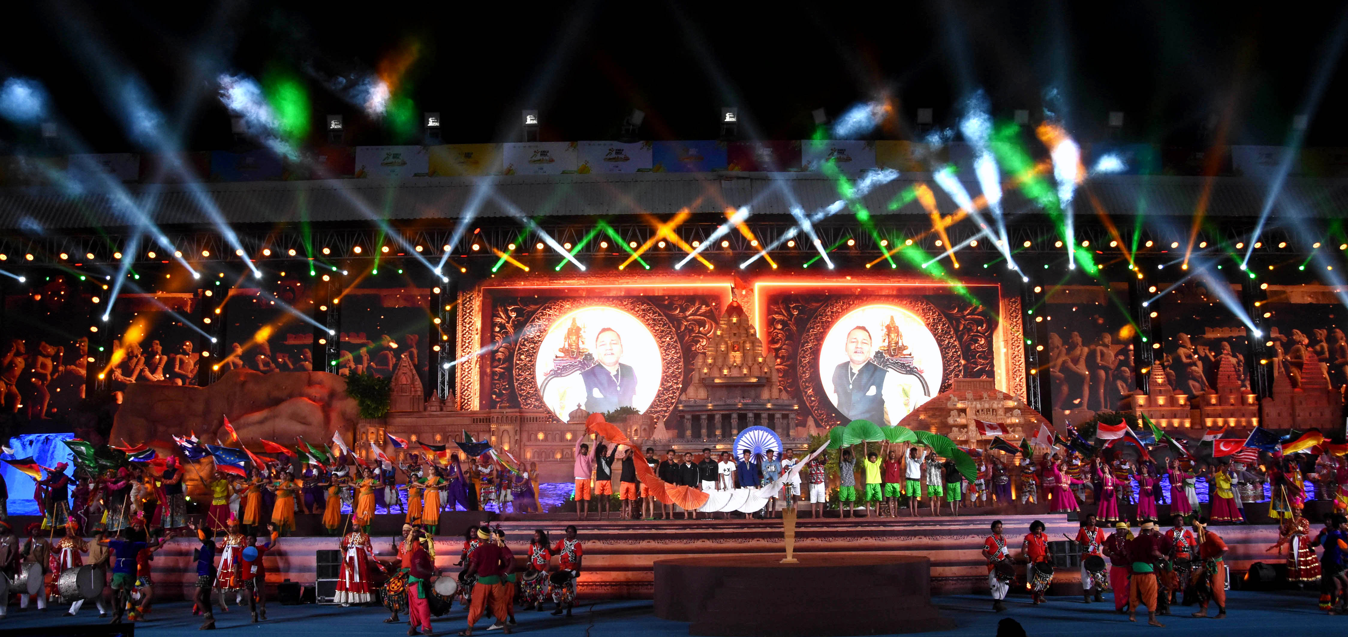 Khelo India Youth Games: Artists perform during final rehearsal